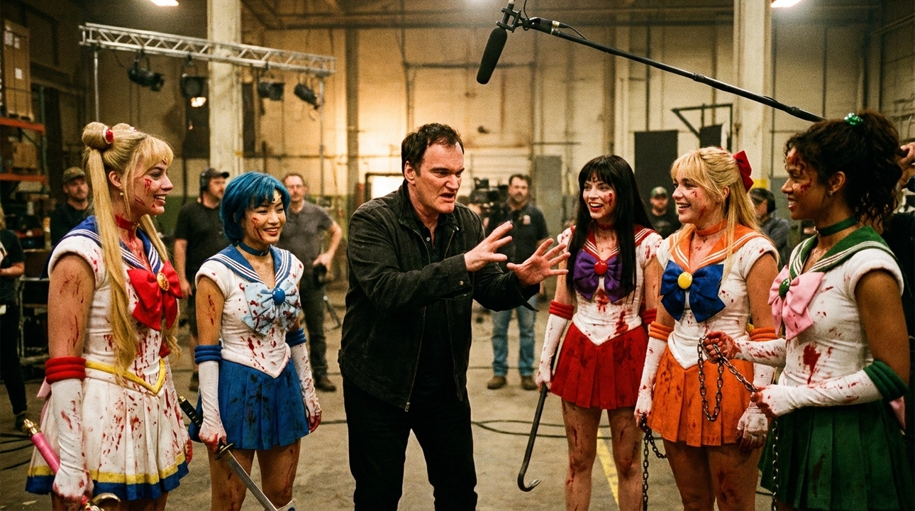 Behind the scenes - Director at work on Sailor Moon Blood Moon