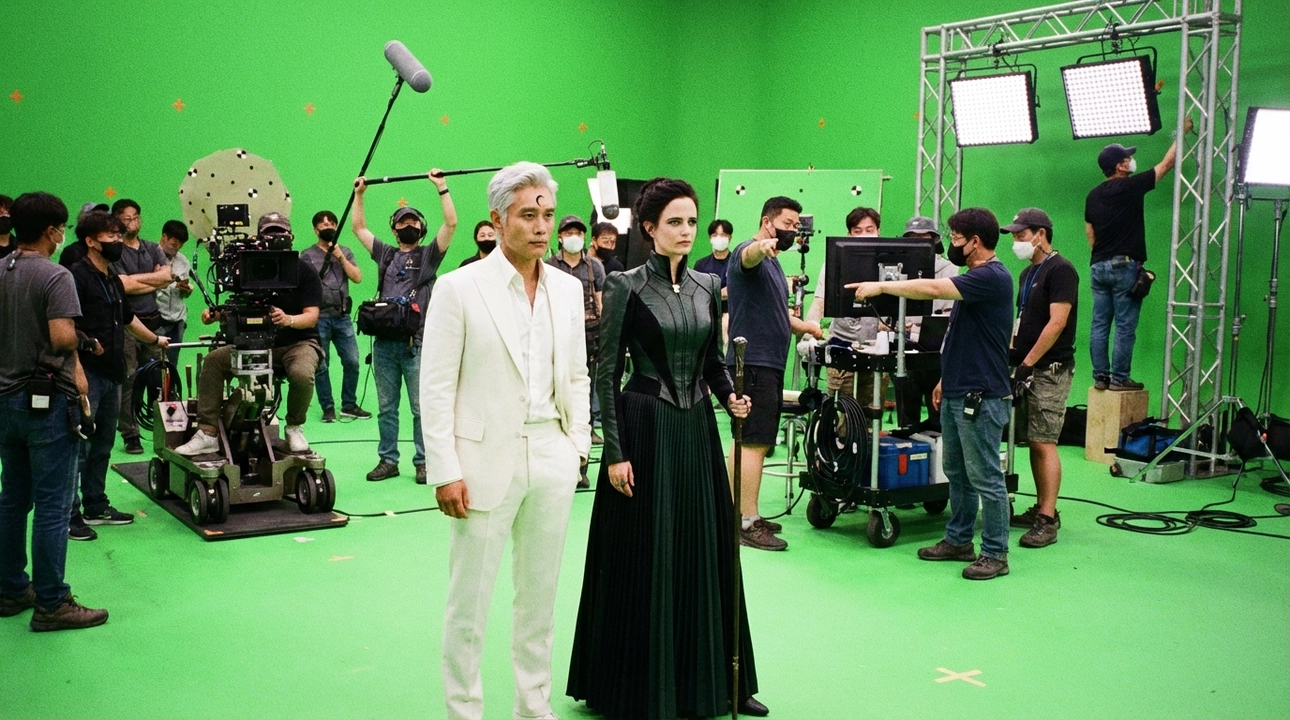 Behind the scenes - Cast rehearsal