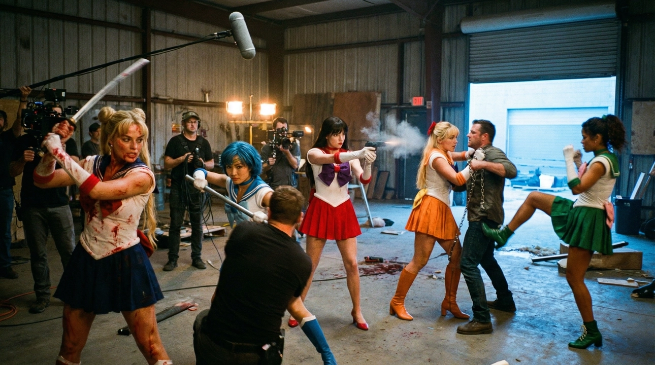 Behind the scenes - Anna Sawai fight choreography