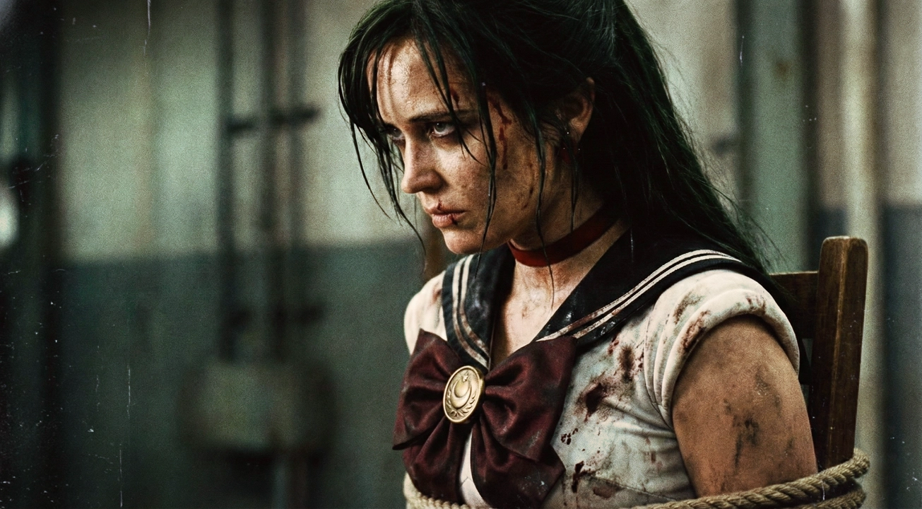 Sailor Moon Blood Moon film still - Ensemble cast scene