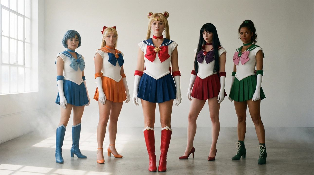 Sailor Moon Blood Moon film still - Action choreography