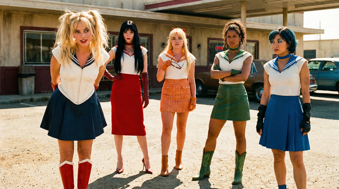 Sailor Moon Blood Moon film still - Location shoot