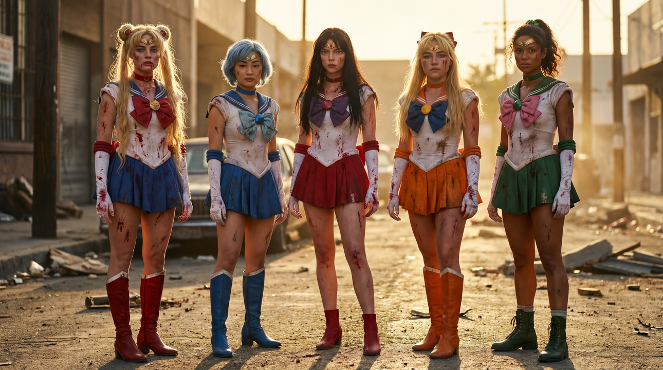 Sailor Moon Blood Moon film still - Dialogue scene