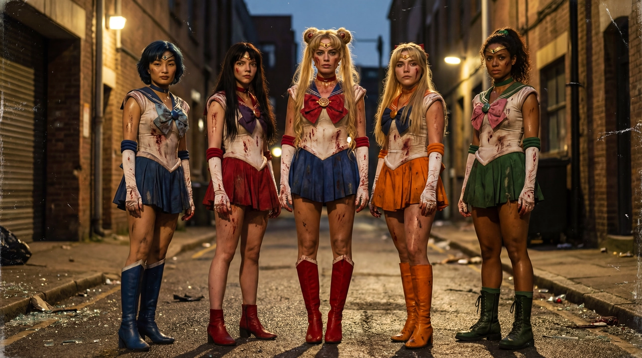 Sailor Moon Blood Moon film still - Epic moment