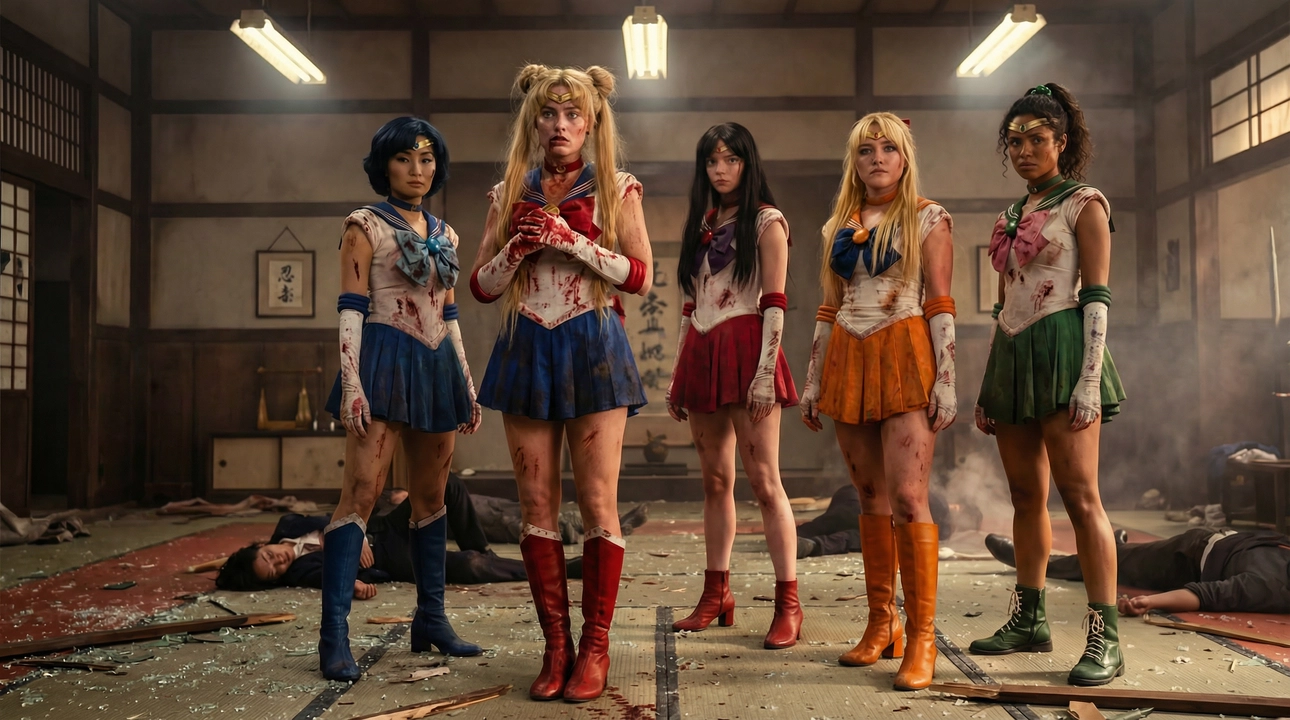 Sailor Moon Blood Moon film still - Visual effects