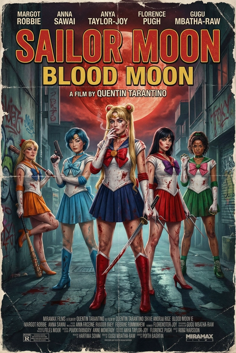 Sailor Moon Blood Moon Movie Poster 8 - Anna Sawai as Sailor Mercury