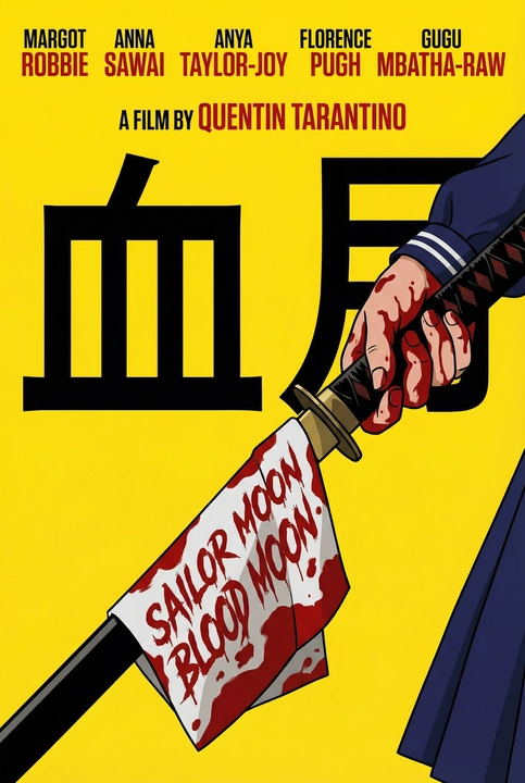 Sailor Moon Blood Moon Movie Poster 13 - Character Lineup